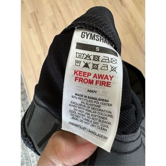 Gymshark Black Arrival Knit Jogger Pants, Size Small - Picture 10 of 10